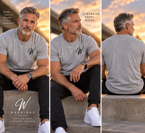 Men's Warriors Black T-Shirt Light W